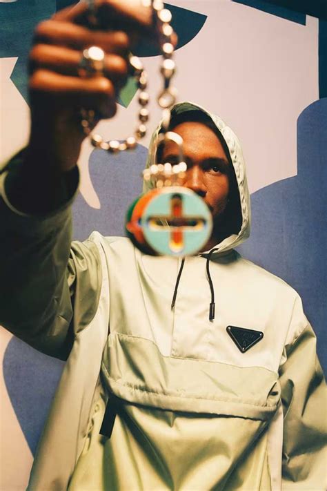 prada pullover jacket frank ocean|Frank Ocean's Homer Prada Anoraks From 2021 Are Back.